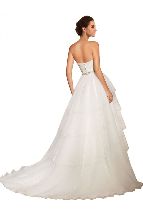 Online Avorio Abito da ballo Innamorato Tulle Abiti da sposa