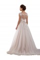 Online Avorio Abito da ballo Innamorato Tulle Pizzo Abiti da sposa
