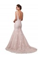 Online Avorio & Blush Stile sirena Scollatura a V Tulle Pizzo Abiti da sposa