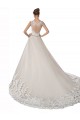 Online Avorio & Champagne Linea A Innamorato Tulle Pizzo Abiti da sposa