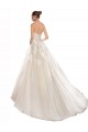 Online Avorio & Champagne Linea A Senza spalline Tulle Pizzo Abiti da sposa