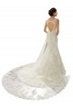 Online Avorio & Champagne Stile sirena Scollatura a V Tulle Pizzo Abiti da sposa