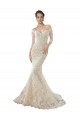 Online Avorio & Champagne Stile sirena Tulle Pizzo Abiti da sposa