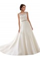 Online Avorio Linea A Illusione Pizzo Abiti da sposa