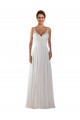 Online Avorio Linea A Innamorato Chiffona Classico Boho Abiti da sposa