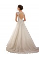 Online Avorio Linea A Innamorato Pizzo Abiti da sposa