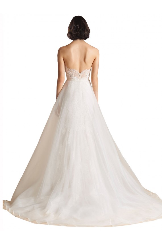 Online Avorio Linea A Innamorato Sweep treno Tulle Abiti da sposa