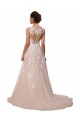 Online Avorio Linea A Innamorato Tulle Pizzo Abiti da sposa