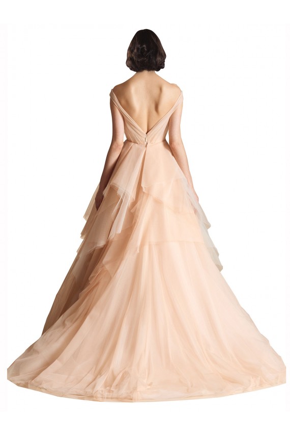 Online Avorio Linea A Tulle Abiti da sposa