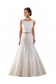 Online Avorio Stile sirena Barca Raso Abiti da sposa
