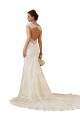 Online Avorio Stile sirena Innamorato Pizzo Abiti da sposa