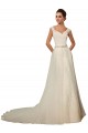Online Avorio Stile sirena Innamorato Tulle Pizzo Abiti da sposa
