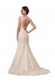 Online Avorio Stile sirena Innamorato Tulle Pizzo Abiti da sposa