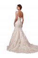 Online Avorio Stile sirena Scollatura a V Tulle Pizzo Abiti da sposa