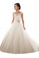 Online Bianco Abito da ballo Tulle Pizzo Abiti da sposa