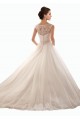 Online Bianco Abito da ballo Tulle Pizzo Abiti da sposa