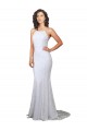 Online Bianco Stile sirena Alto Collo Sweep treno Pizzo Abiti da sposa
