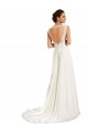Online Bianco Tubino Innamorato Chiffona Pizzo Abiti da sposa