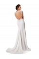 Online Bianco Tubino Innamorato Chiffona Pizzo Abiti da sposa