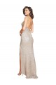 Online Champagne Stile sirena Sottili Innamorato Paillettes Paillettes Scintillanti Lunga Formali Abiti da damigella donore / Abiti da sera / Abiti da ballo