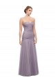Online Heather Stile sirena Innamorato Tulle Lunga Abiti da damigella donore