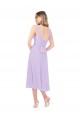 Online Lilla Linea A Innamorato Midi Chiffona Corto Abiti da damigella donore / Abiti da cocktail