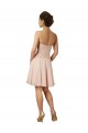 Online Rosa Linea A Innamorato Al ginocchio Chiffona Pizzo Corto Abiti da damigella donore / Abiti da cocktail
