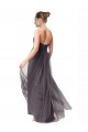 Online Vintage Rose Linea A Innamorato Tulle Lunga Abiti da damigella donore