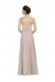 Online Vintage Rose Linea A Innamorato Tulle Lunga Abiti da damigella donore