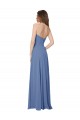 Online Windsor Blu Linea A Senza spalline Chiffona Lunga Abiti da damigella donore