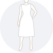 Online Lunghezza del tè Abiti da sposa