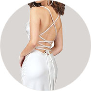 Online Crisscroce Abiti da sposa